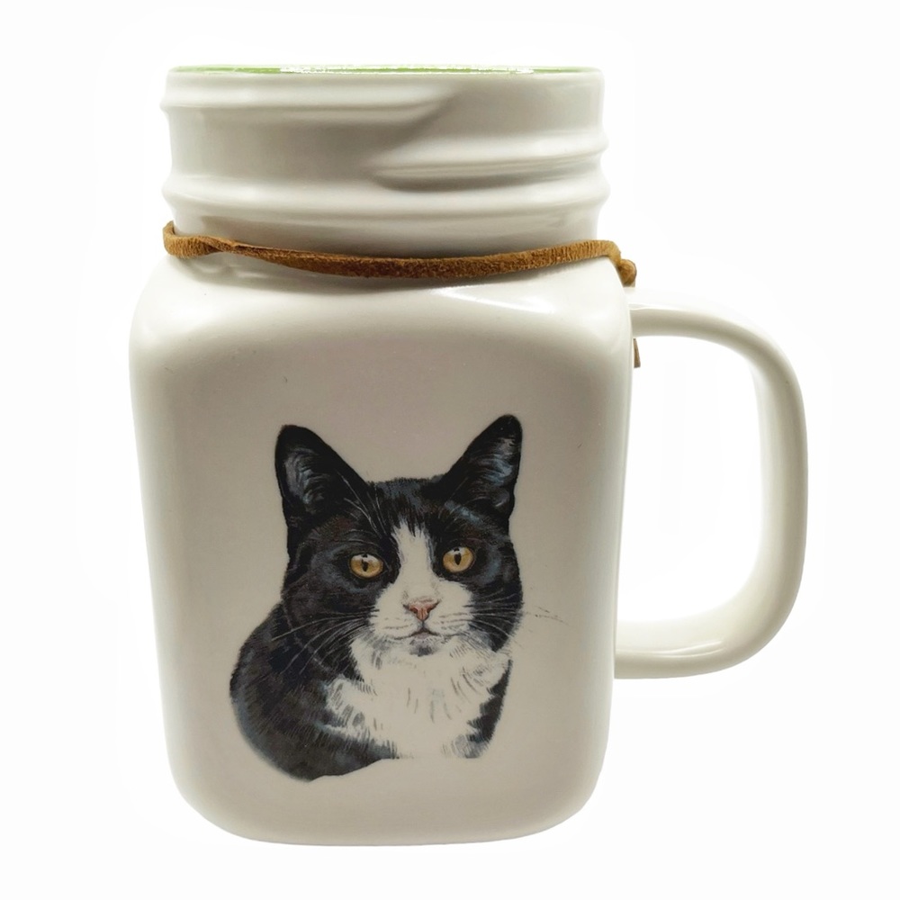 🆕 Mason Jar Cat 🐈‍⬛ Mug